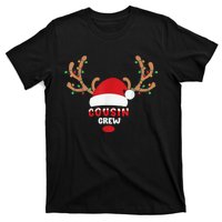 Cousin Crew Christmas Reindeer Santa Hat Matching Pajama T-Shirt