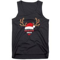 Cousin Crew Christmas Reindeer Santa Hat Matching Pajama Tank Top