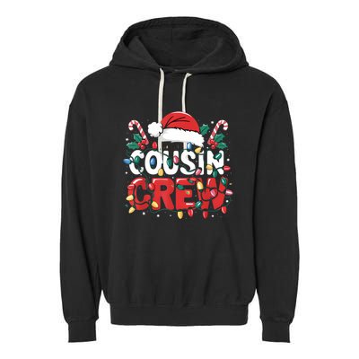 Cousin Crew Christmas Cousins Christmas Crew Gift Garment-Dyed Fleece Hoodie