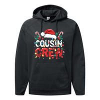 Cousin Crew Christmas Cousins Christmas Crew Gift Performance Fleece Hoodie