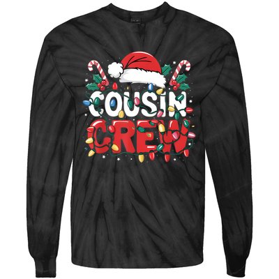 Cousin Crew Christmas Cousins Christmas Crew Gift Tie-Dye Long Sleeve Shirt