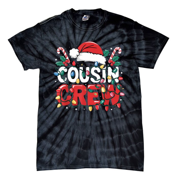 Cousin Crew Christmas Cousins Christmas Crew Gift Tie-Dye T-Shirt