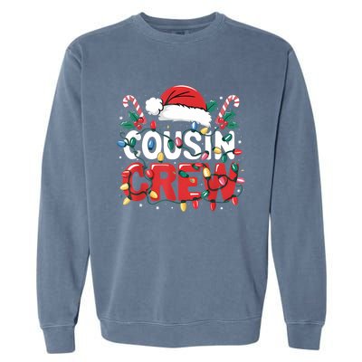 Cousin Crew Christmas Cousins Christmas Crew Gift Garment-Dyed Sweatshirt