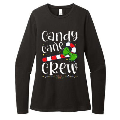 Candy Cane Crew Funny Christmas Candy Lover Xmas Womens CVC Long Sleeve Shirt