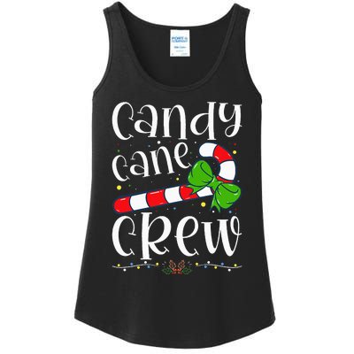 Candy Cane Crew Funny Christmas Candy Lover Xmas Ladies Essential Tank