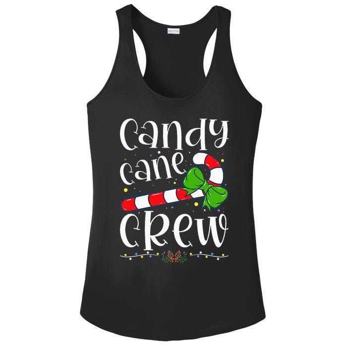 Candy Cane Crew Funny Christmas Candy Lover Xmas Ladies PosiCharge Competitor Racerback Tank