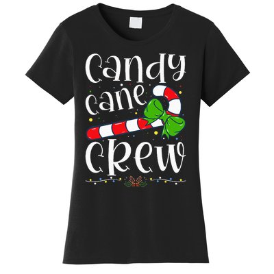 Candy Cane Crew Funny Christmas Candy Lover Xmas Women's T-Shirt