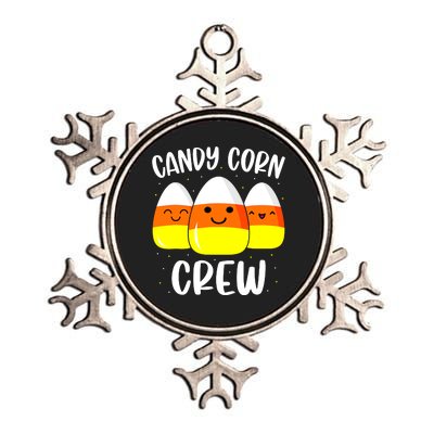 Candy Corn Crew Halloween Costume Friends Metallic Star Ornament