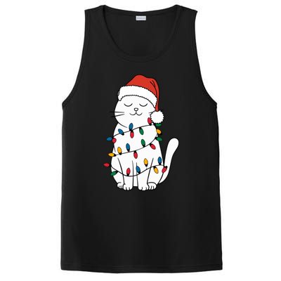 Cute Cat Christmascat Lover Gift For Christmas PosiCharge Competitor Tank