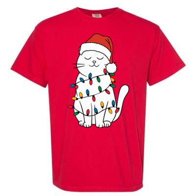 Cute Cat Christmascat Lover Gift For Christmas Garment-Dyed Heavyweight T-Shirt