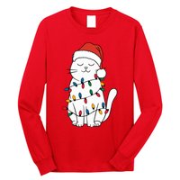 Cute Cat Christmascat Lover Gift For Christmas Long Sleeve Shirt