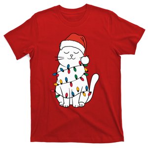 Cute Cat Christmascat Lover Gift For Christmas T-Shirt