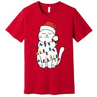 Cute Cat Christmascat Lover Gift For Christmas Premium T-Shirt