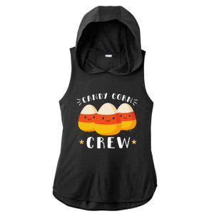 Candy Corn Crew Halloween Costume Friends Ladies PosiCharge Tri-Blend Wicking Draft Hoodie Tank