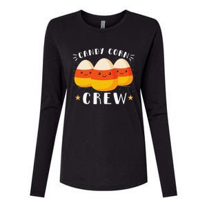 Candy Corn Crew Halloween Costume Friends Womens Cotton Relaxed Long Sleeve T-Shirt