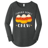 Candy Corn Crew Halloween Costume Friends Women's Perfect Tri Tunic Long Sleeve Shirt