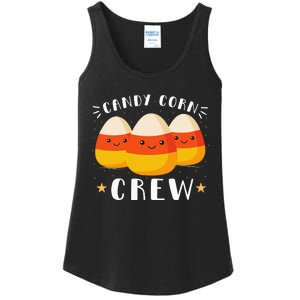 Candy Corn Crew Halloween Costume Friends Ladies Essential Tank