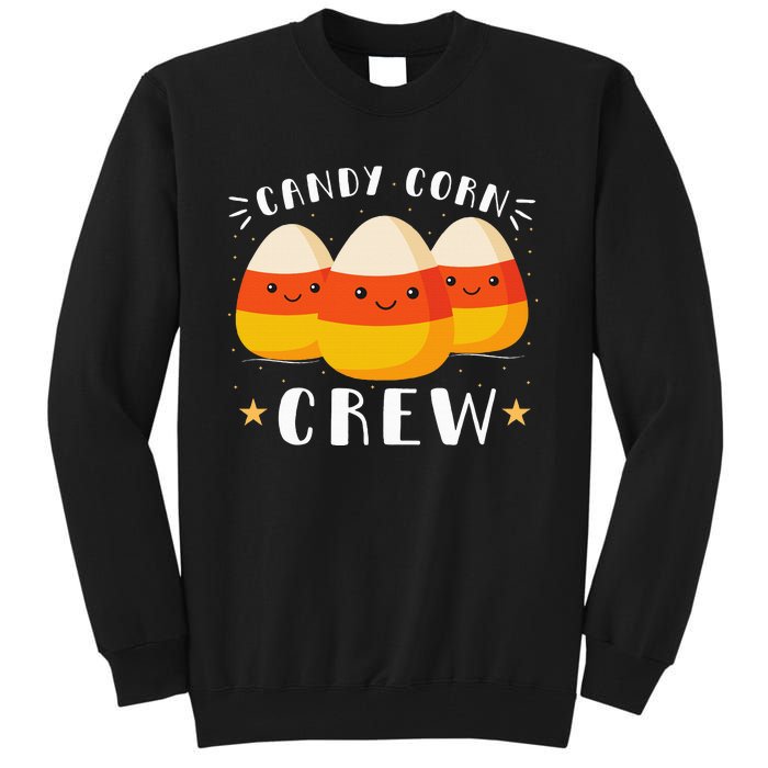 Candy Corn Crew Halloween Costume Friends Tall Sweatshirt