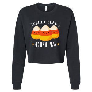 Candy Corn Crew Halloween Costume Friends Cropped Pullover Crew