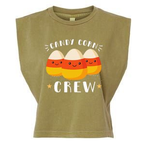 Candy Corn Crew Halloween Costume Friends Garment-Dyed Women's Muscle Tee