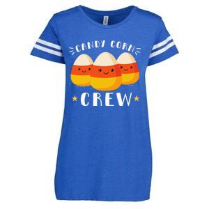 Candy Corn Crew Halloween Costume Friends Enza Ladies Jersey Football T-Shirt