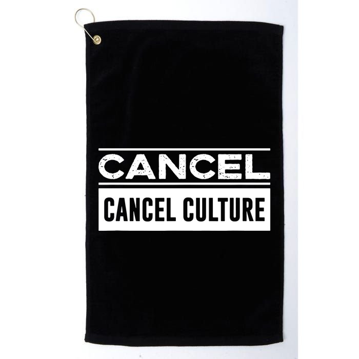 Cancel Cancel Culture Golf Towel