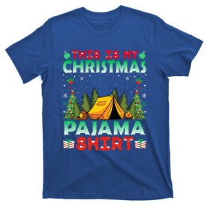 Camping Camper Christmas Pajama Gift Christmas Holiday Gift T-Shirt