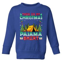 Camping Camper Christmas Pajama Gift Christmas Holiday Gift Toddler Sweatshirt