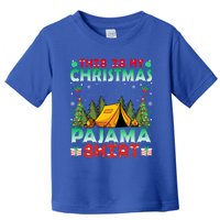 Camping Camper Christmas Pajama Gift Christmas Holiday Gift Toddler T-Shirt