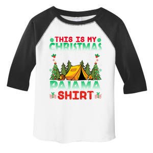 Camping Camper Christmas Pajama Gift Christmas Holiday Gift Toddler Fine Jersey T-Shirt