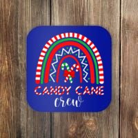 Candy Cane Crew Rainbow Candy Christmas Coaster