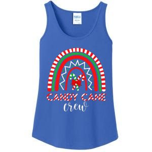 Candy Cane Crew Rainbow Candy Christmas Ladies Essential Tank