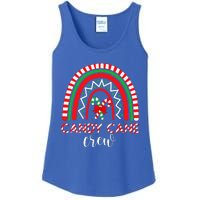 Candy Cane Crew Rainbow Candy Christmas Ladies Essential Tank