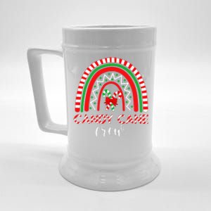 Candy Cane Crew Rainbow Candy Christmas Beer Stein