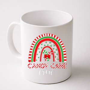 Candy Cane Crew Rainbow Candy Christmas Coffee Mug