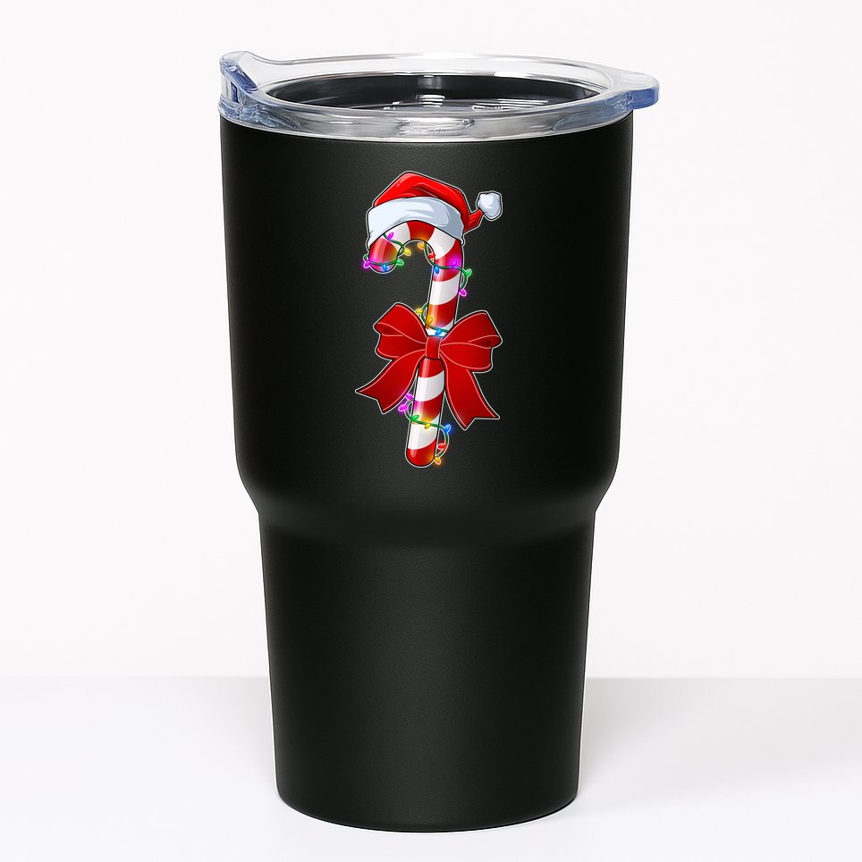 Cute Christmas Candy Cane Tumbler