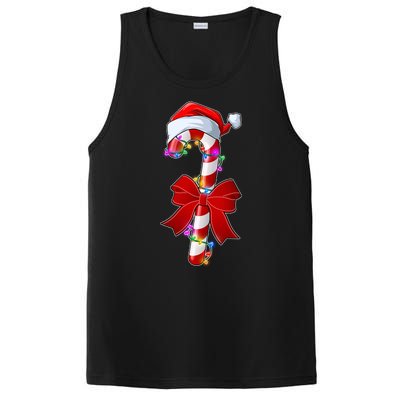 Cute Christmas Candy Cane PosiCharge Competitor Tank