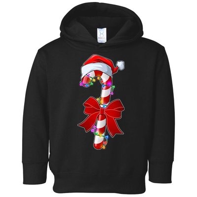 Cute Christmas Candy Cane Toddler Hoodie