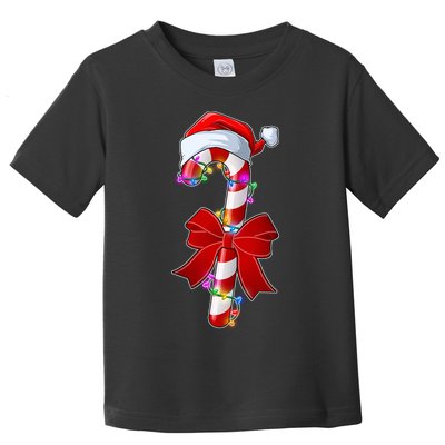 Cute Christmas Candy Cane Toddler T-Shirt
