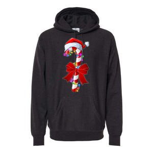 Cute Christmas Candy Cane Premium Hoodie