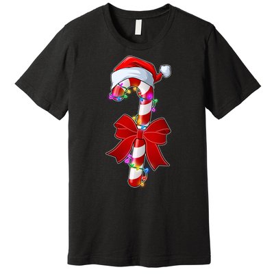 Cute Christmas Candy Cane Premium T-Shirt