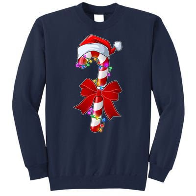 Cute Christmas Candy Cane Tall Sweatshirt