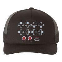 Cheat Code Contra Password Retro Game Gamer Gaming Yupoong Adult 5-Panel Trucker Hat