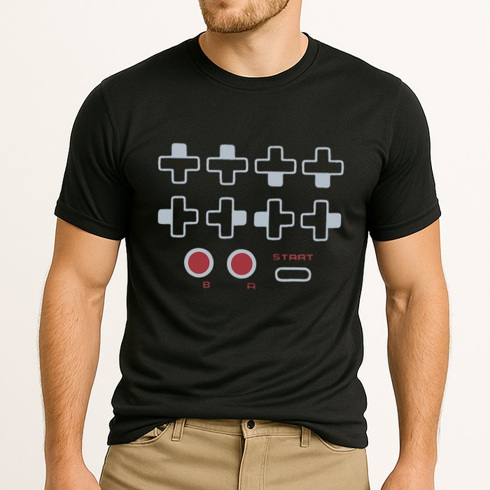 Cheat Code Contra Password Retro Game Gamer Gaming Performance Shirt