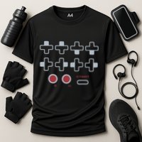 Cheat Code Contra Password Retro Game Gamer Gaming Performance Shirt
