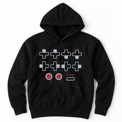 Cheat Code Contra Password Retro Game Gamer Gaming Hoodie