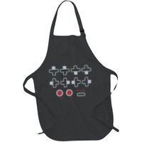 Cheat Code Contra Password Retro Game Gamer Gaming Apron