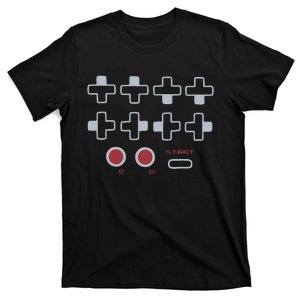 Cheat Code Contra Password Retro Game Gamer Gaming T-Shirt