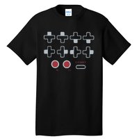 Cheat Code Contra Password Retro Game Gamer Gaming Tall T-Shirt