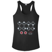 Cheat Code Contra Password Retro Game Gamer Gaming Ladies PosiCharge Competitor Racerback Tank
